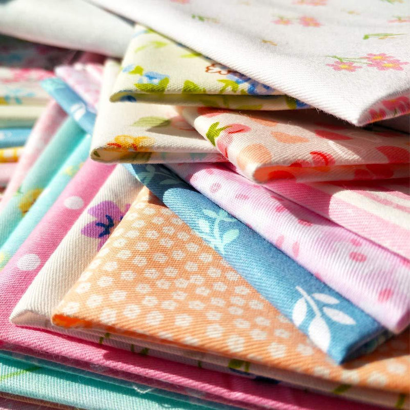 DIY Handgemachte Baumwolle Blumentuch - 10 x 10 cm, 50 Stk im Set