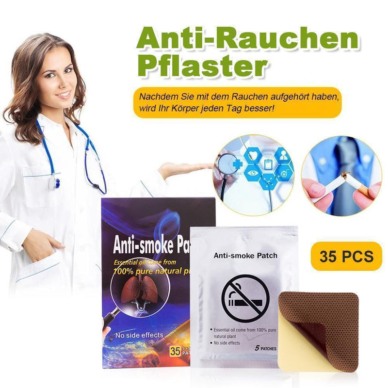 Anti-Rauchen Pflaster, 5*5 cm, 1 Set (35 Stücke)
