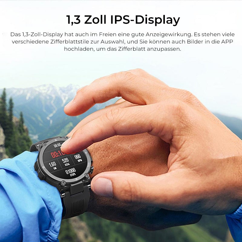 Multifunktionale Uhr Zur Überwachung Der Herzfrequenz