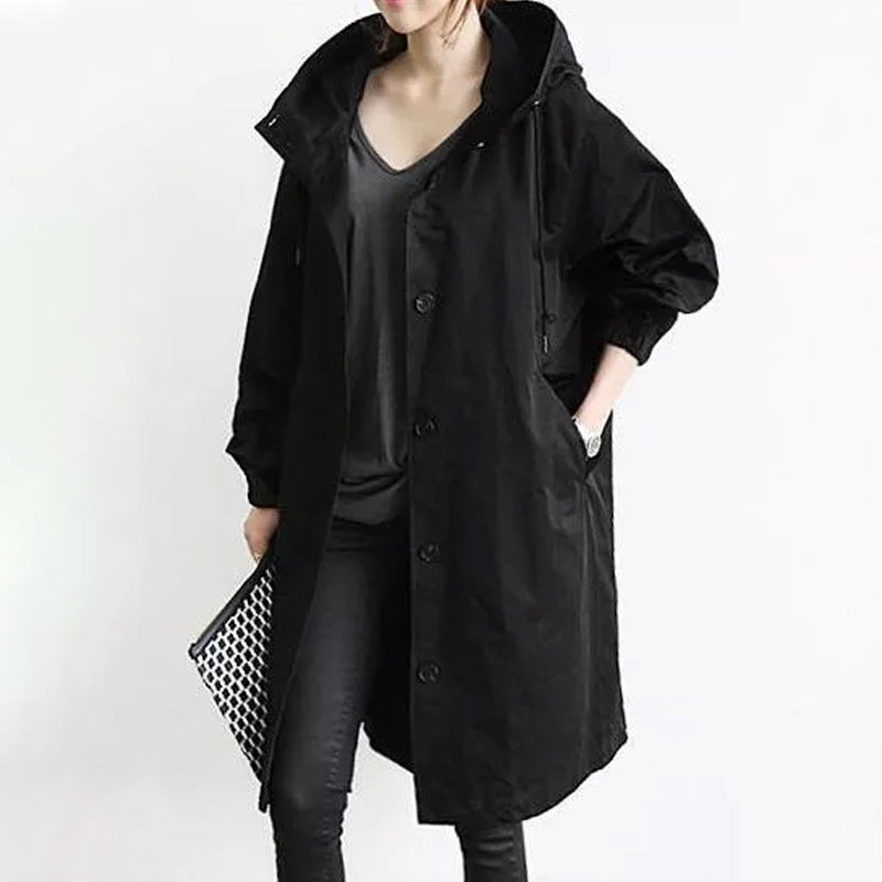 Windjacke mit Kapuze für Damen