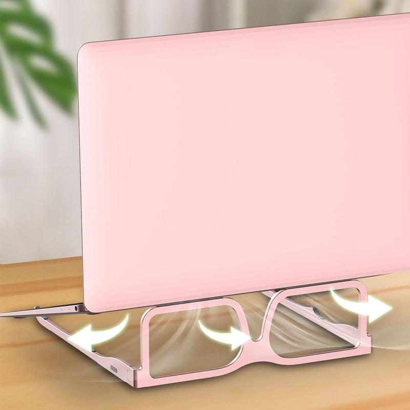 Brille- Design Laptophalter