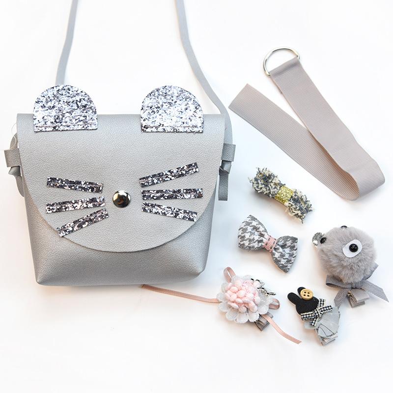 Kinder Tasche und Haarspangen Set