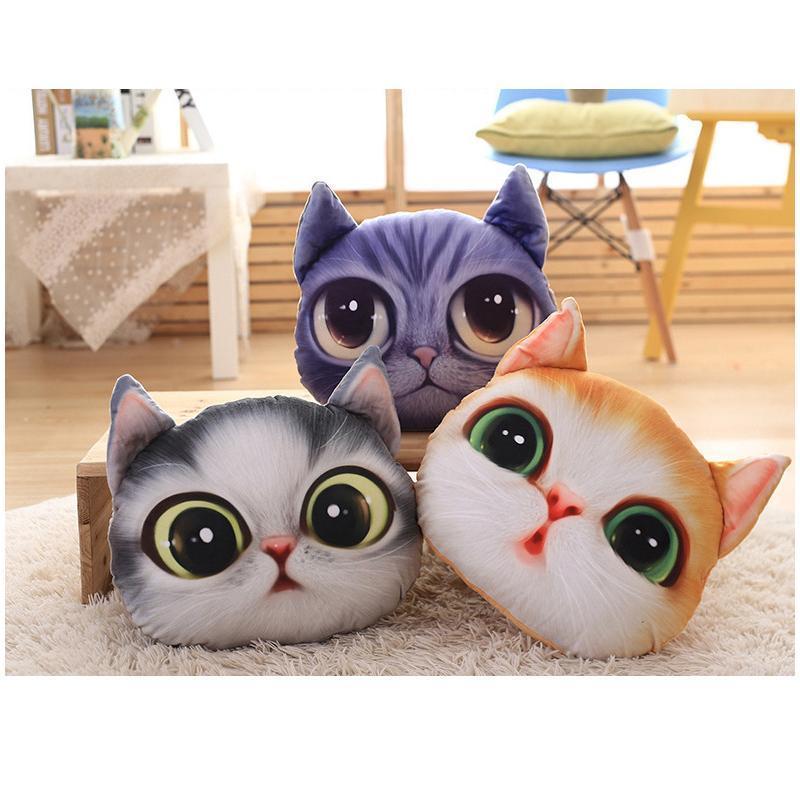 Lustiges 3D Simulation Katze Kissen
