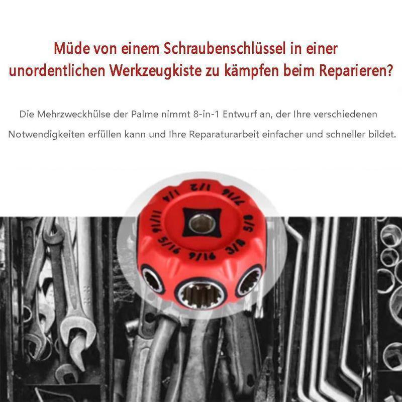 Bequee 8-in-1 multifunktional Steckdose Schraubenschlüssel