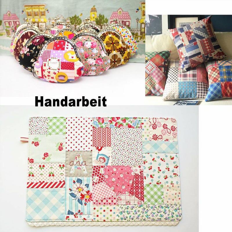 DIY Handgemachte Baumwolle Blumentuch - 10 x 10 cm, 50 Stk im Set