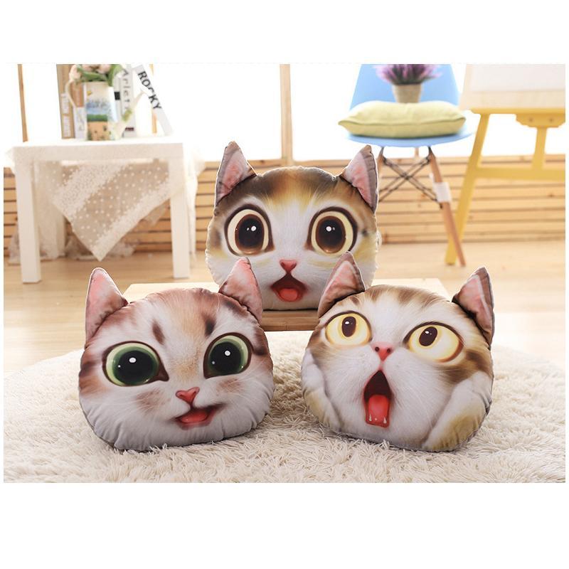 Lustiges 3D Simulation Katze Kissen