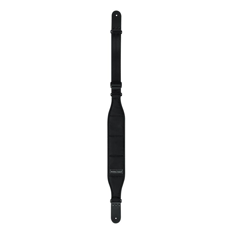 Elastischer breiter schwarzer Gitarrengurt