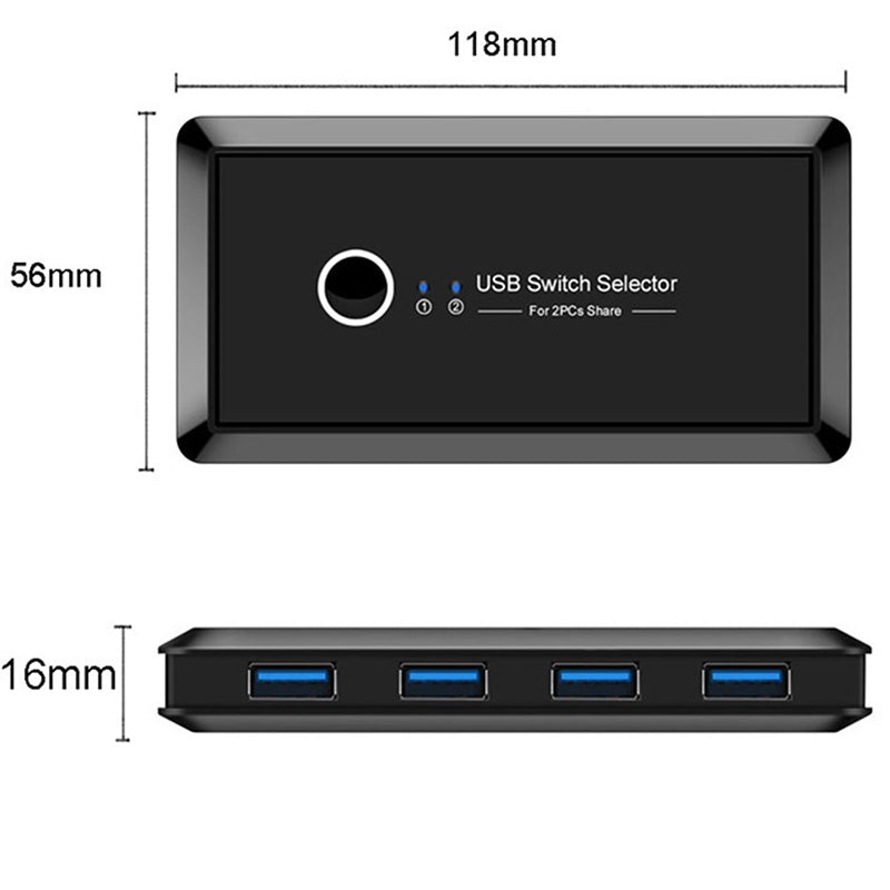 USB Splitter mit 4 Anschlüssen