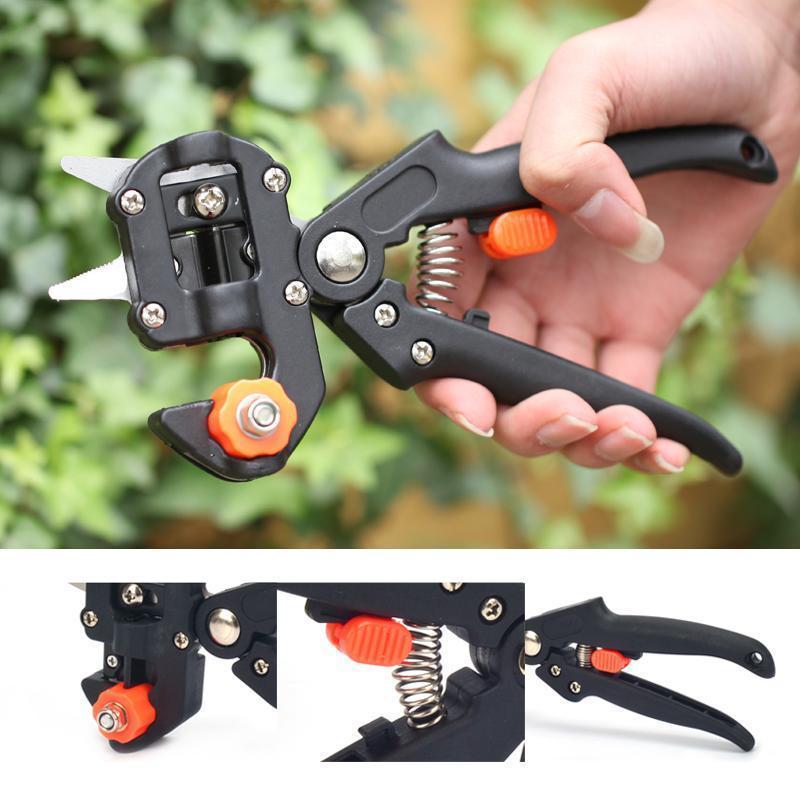 Gartenschere Veredelungsschere Set mit 2 Ersatzmesser