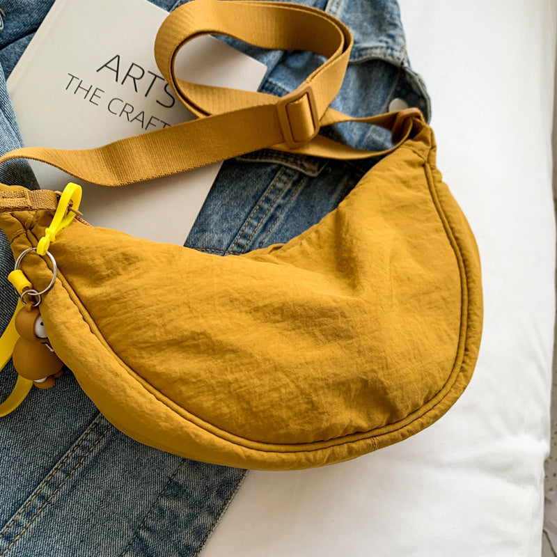 Einfache Damen Knödel Crossbody Tasche