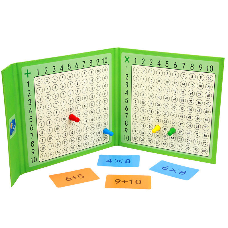 2-in-1 Magnetisches Multiplikations- und Additionslernspielzeug für Kinder