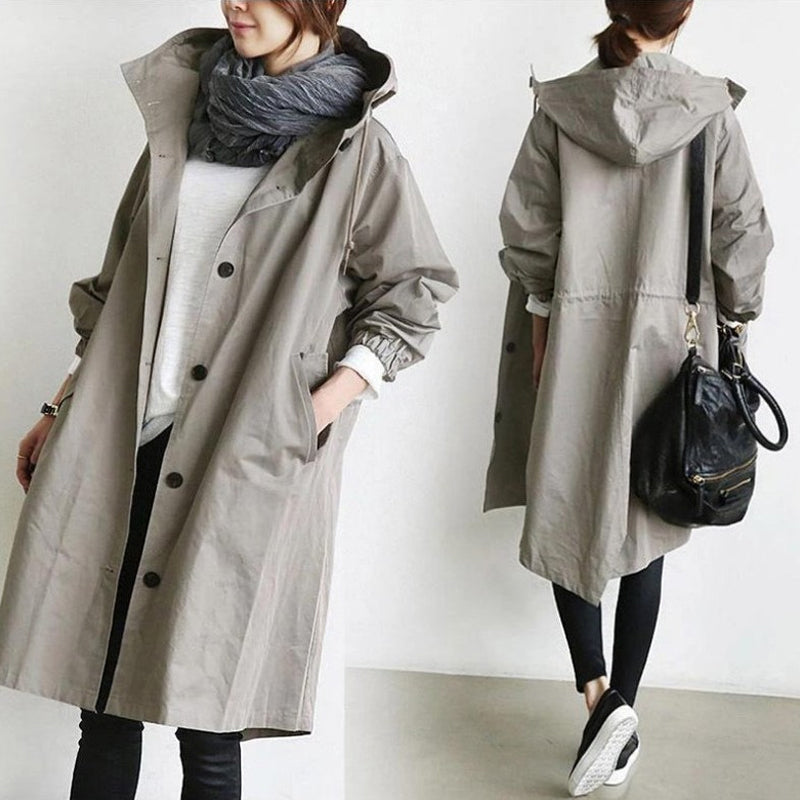 Windjacke mit Kapuze für Damen