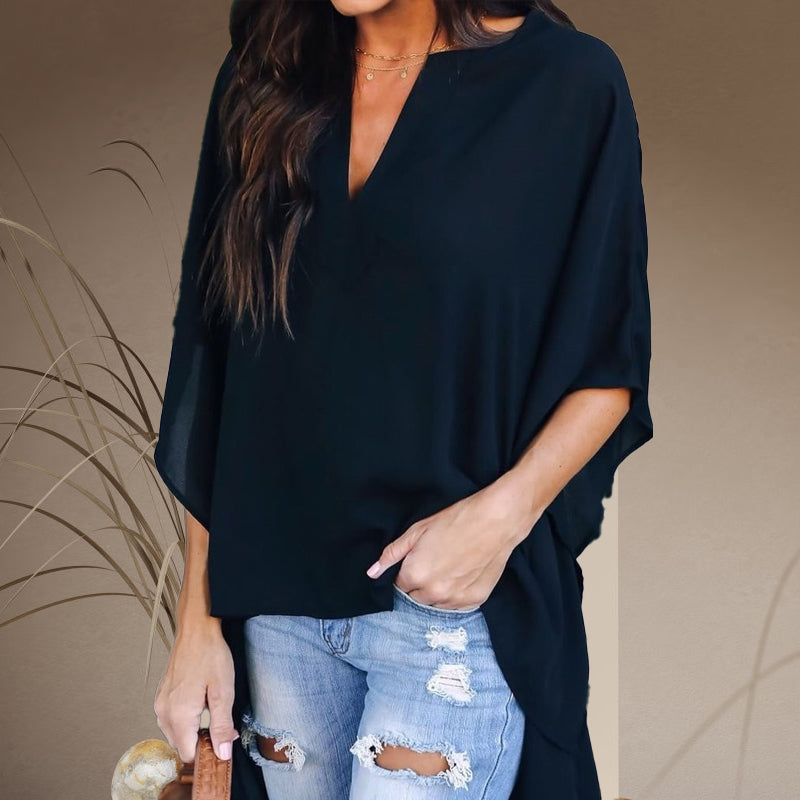 Einfache Stilvolle Und Lockere Bluse