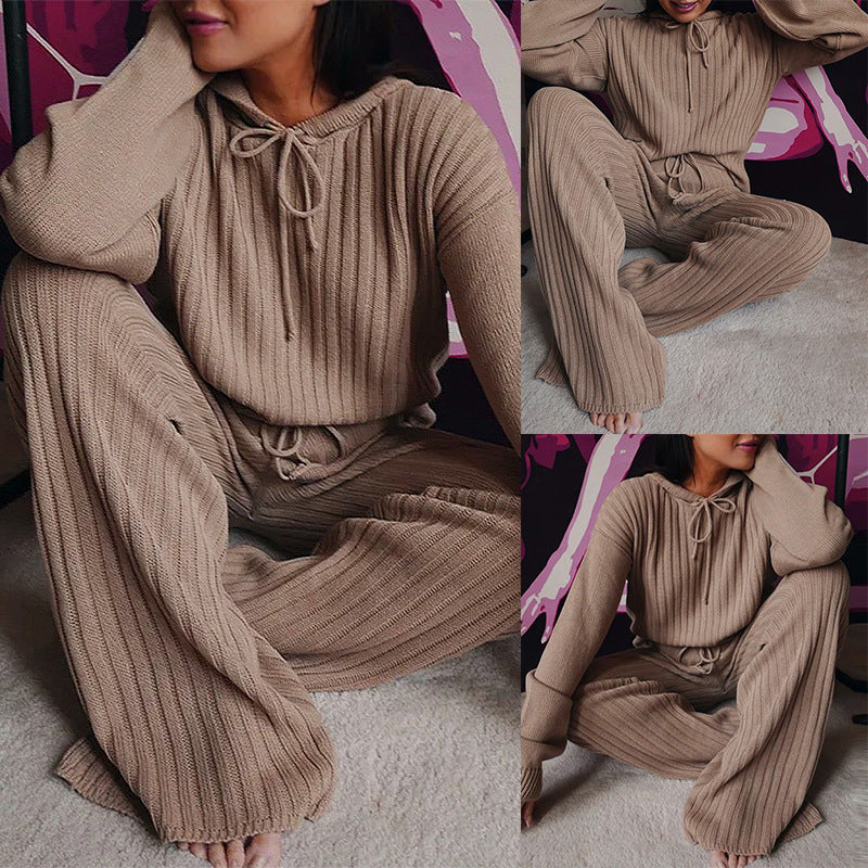 Lässig gestricktes 2-teiliges Set für Damen