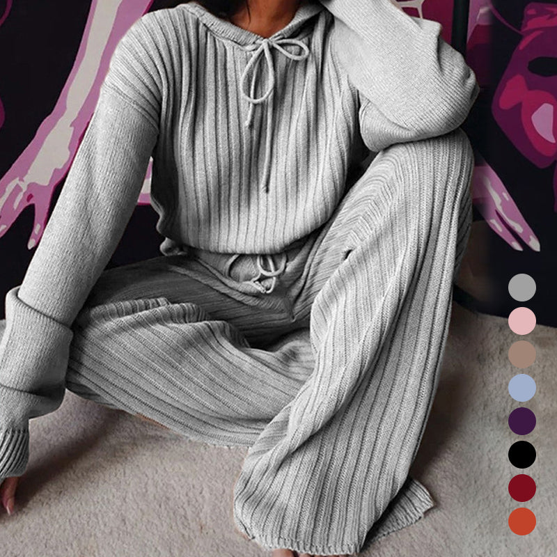 Lässig gestricktes 2-teiliges Set für Damen