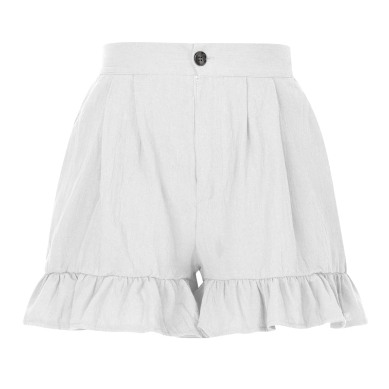 Damen Sommer Shorts mit hoher Taille