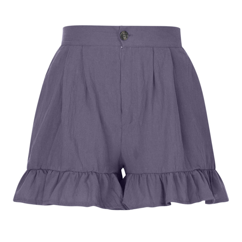 Damen Sommer Shorts mit hoher Taille