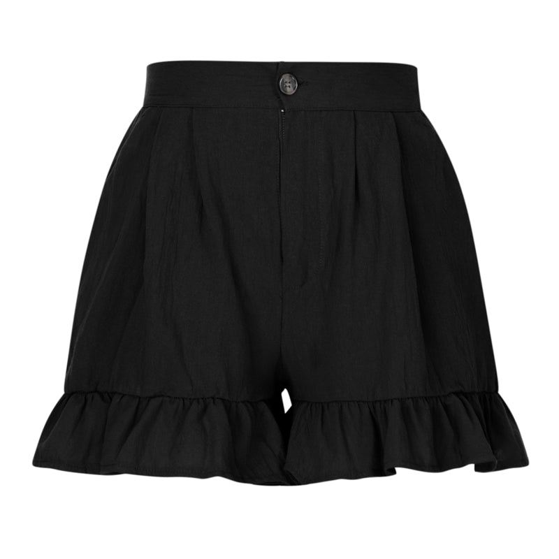 Damen Sommer Shorts mit hoher Taille