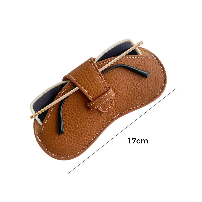 Stylische Ledertasche für Brillen