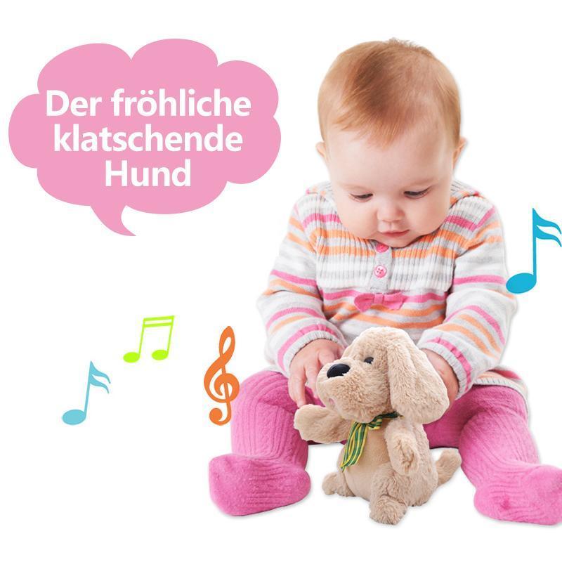 Der fröhliche klatschende Hund