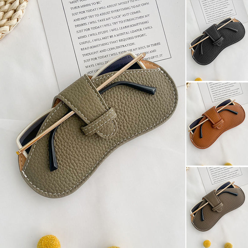 Stylische Ledertasche für Brillen