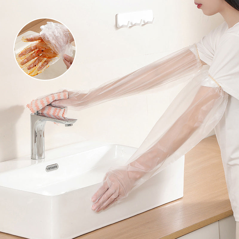Wasserdichte Langarm-Einweghandschuhe