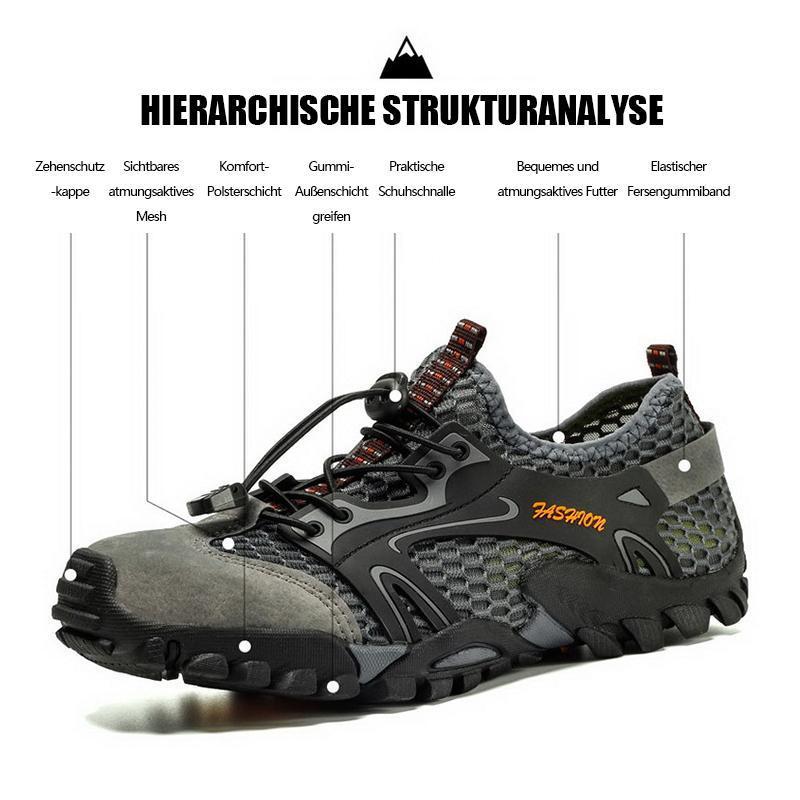Herren atmungsaktives Mesh Casual leichte Outdoor Wanderschuhe