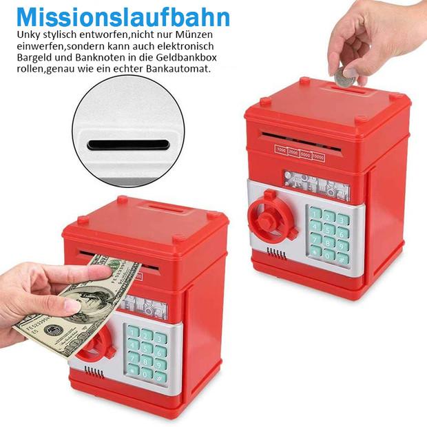 Mini-Sparschwein zum Sparen von Bargeld und Münzen