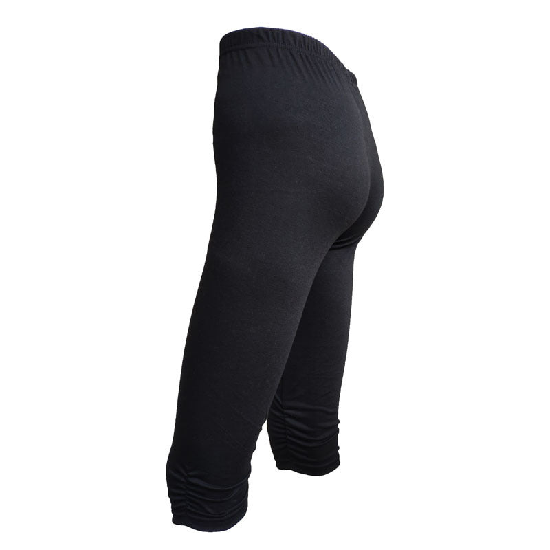 Hochelastische Plissee-Yogahose