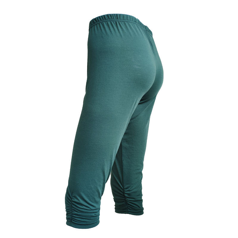 Hochelastische Plissee-Yogahose