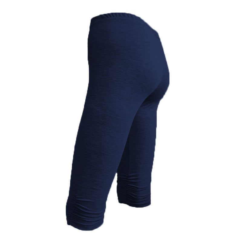 Hochelastische Plissee-Yogahose