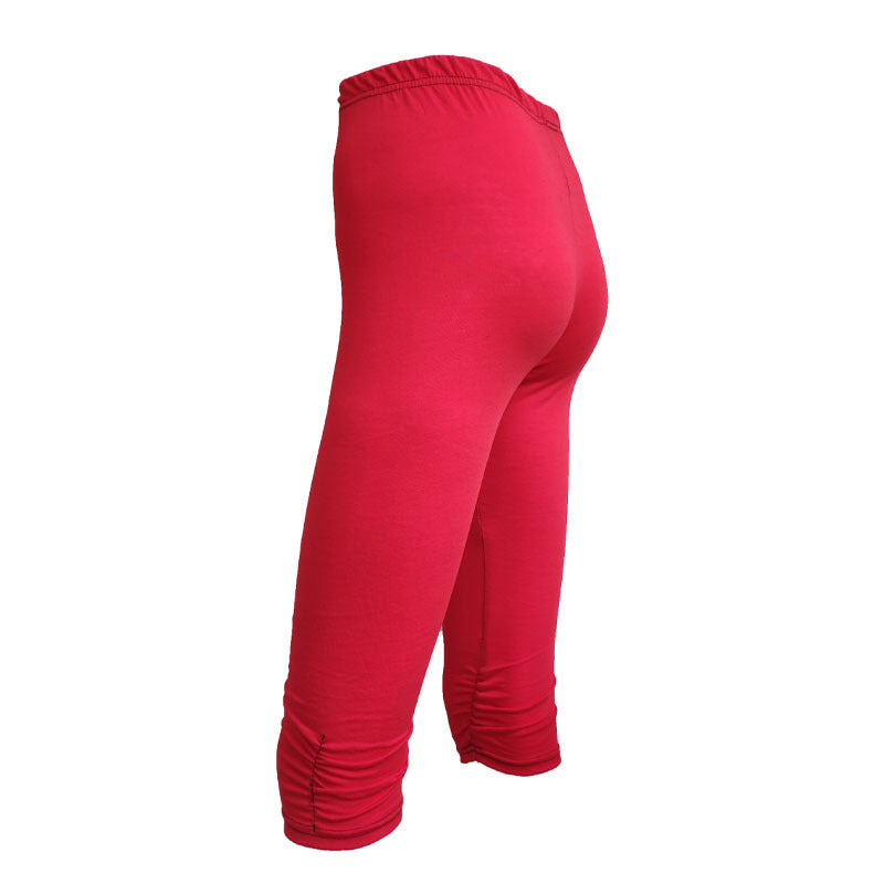 Hochelastische Plissee-Yogahose